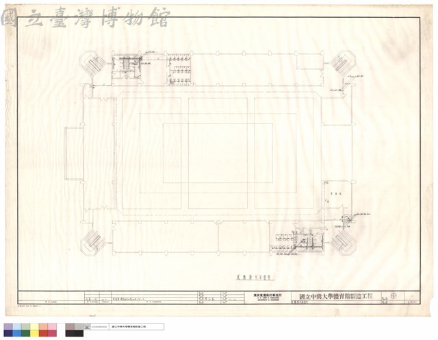 貮層排水平面圖藏品圖，第1張