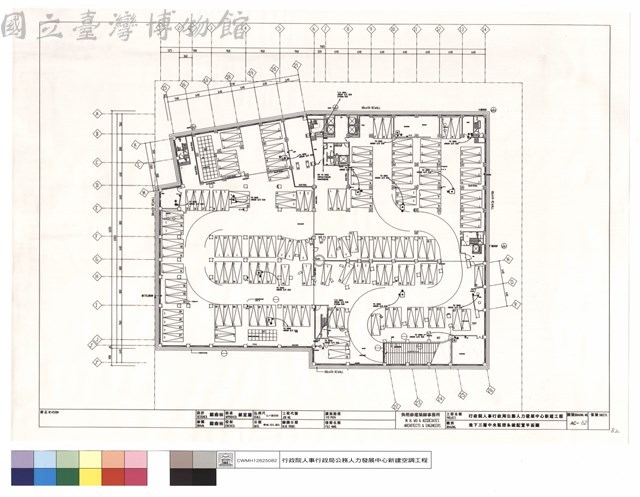 地下三層中央監控系統配置平面圖藏品圖，第1張