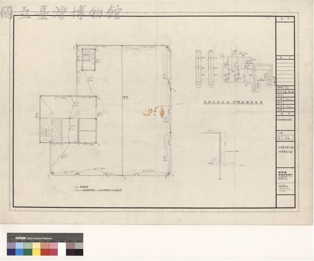 屋頂避雷針配線圖藏品圖，第1張