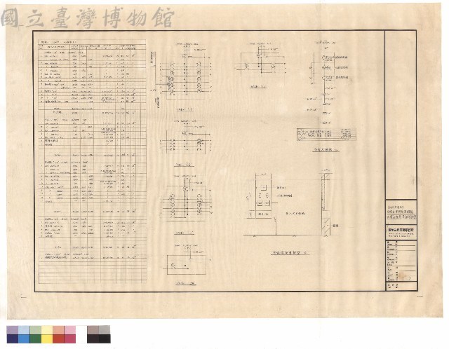 負載表、開關箱接線圖、供電系統圖、電錶箱詳圖藏品圖，第1張