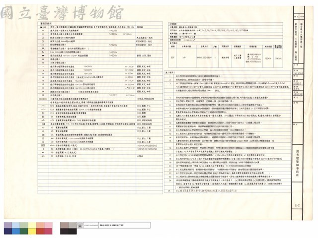 圖例及說明、工程概要、施工說明藏品圖，第1張