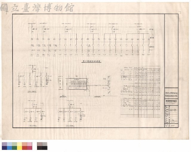 電錶箱接線圖及詳圖藏品圖，第1張