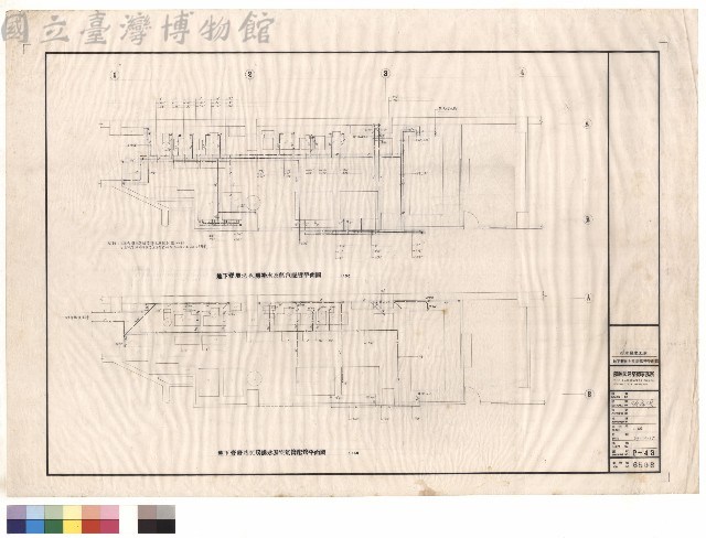 地下壹層洗衣房配管平面圖藏品圖，第1張