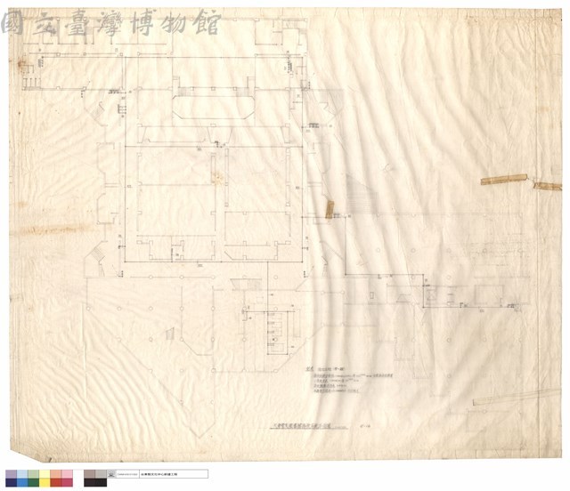大會堂及圖書館接地系統平面圖藏品圖，第1張