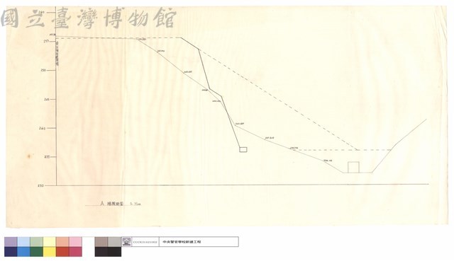 A線橫斷面藏品圖，第1張