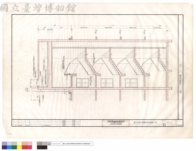 甲樓梯剖面圖藏品圖，第1張