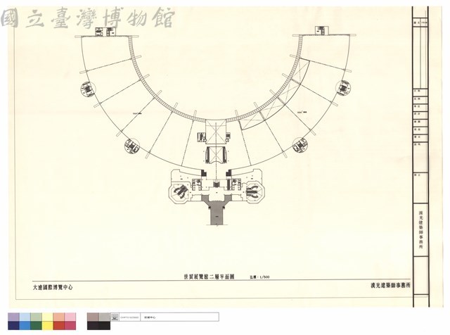 世貿展覽館二層平面圖藏品圖，第1張