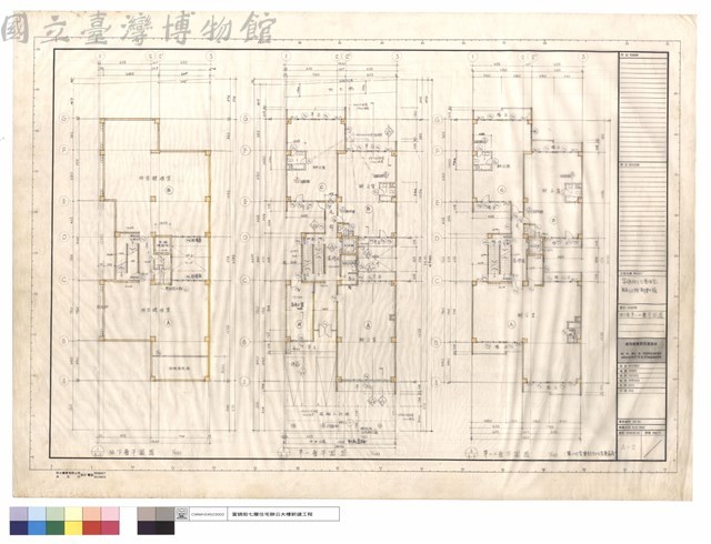 地下層及一,二層平面圖藏品圖，第1張