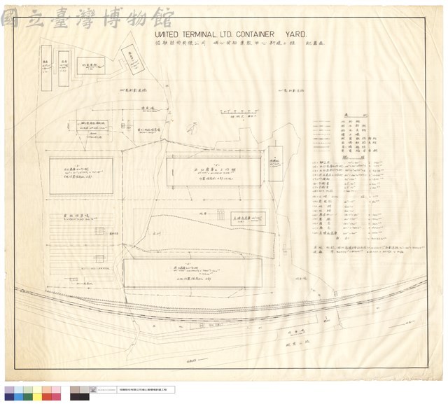 怡聯股份有限公司埔心貨櫃集散中心新建工程配置圖藏品圖，第1張