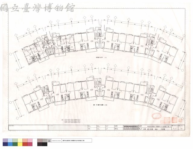 A棟貳~伍層電氣平面圖藏品圖，第1張