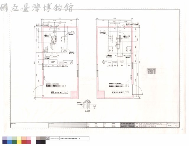 客用電梯機械室詳圖藏品圖，第1張