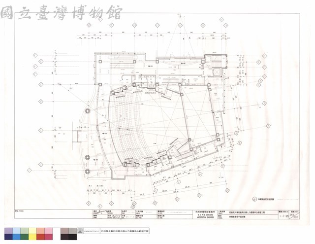 四樓集會堂平面詳圖藏品圖，第1張