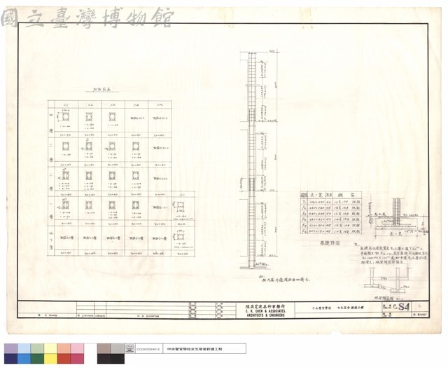 基礎詳圖，地梁補強圖藏品圖，第1張
