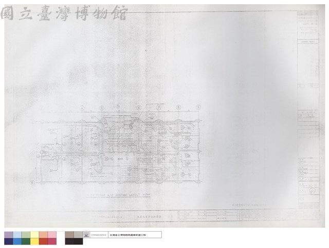 伍層風管平面配置圖藏品圖，第1張