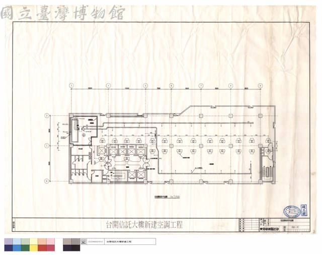 拾壹樓風管平面圖藏品圖，第1張