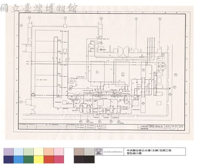 空調主機房平面圖藏品圖，第1張