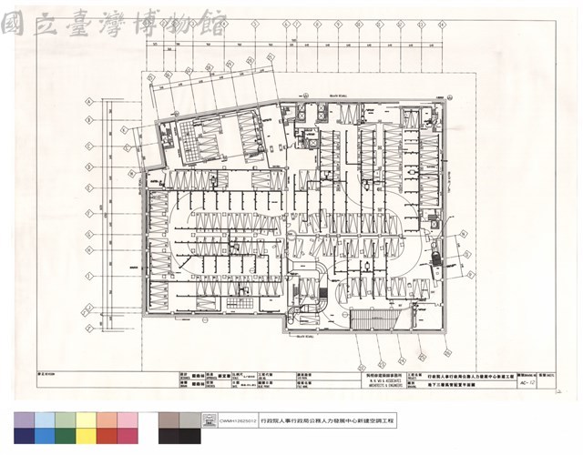 地下三層風管配置平面圖藏品圖，第1張