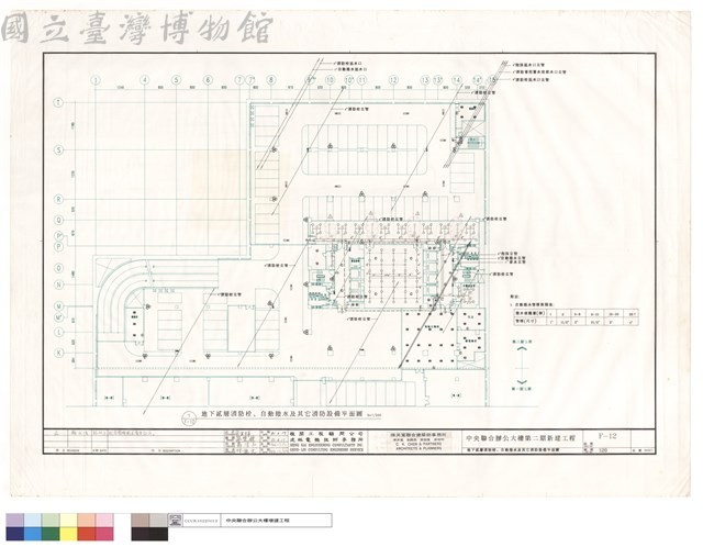 地下貮層消防栓、自動撒水及其他設備平面圖藏品圖，第1張