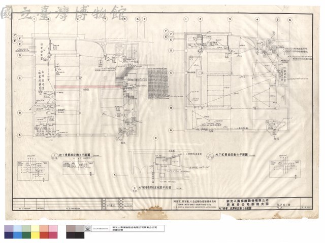 地下壹層.貳層插座動力平面圖藏品圖，第1張
