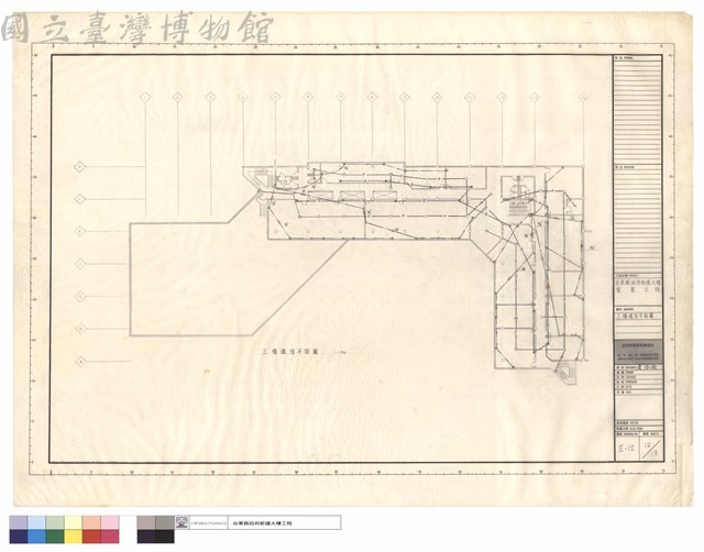 三樓通信平面圖藏品圖，第1張