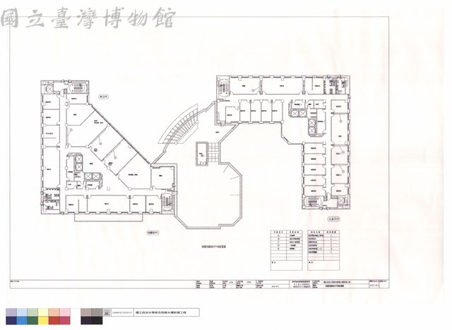捌層視聽器材平面配置圖藏品圖，第1張