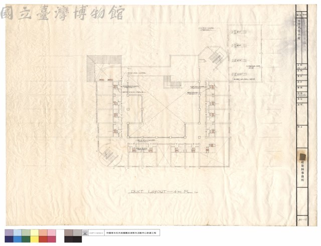 四樓風管平面圖藏品圖，第1張