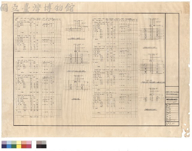 負載表及開關箱接線圖藏品圖，第1張