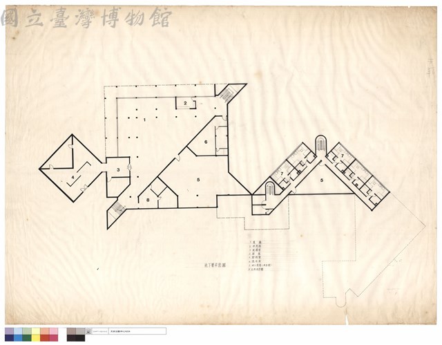 地下層平面圖藏品圖，第1張