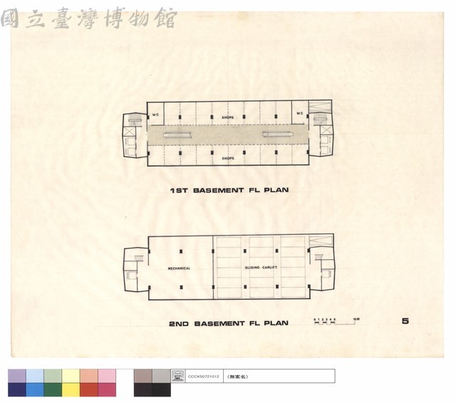 1ST BASEMENT FL PLAN,2ND BASEMENT FL PLAN藏品圖，第1張