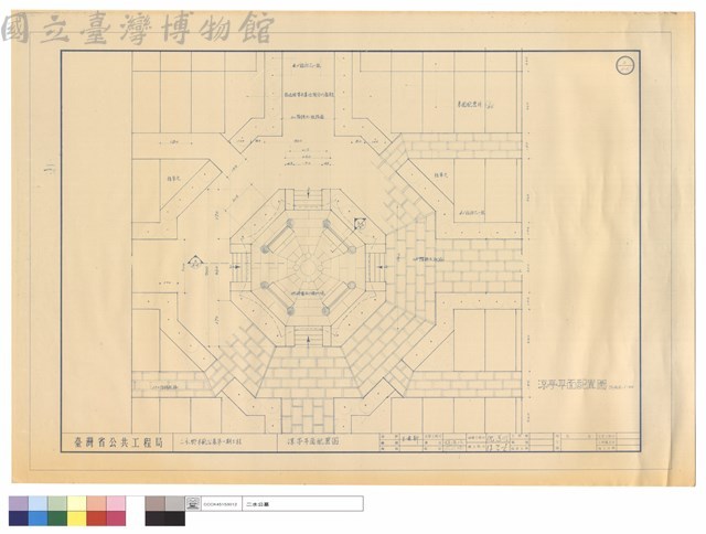 涼亭平面配置圖藏品圖，第1張