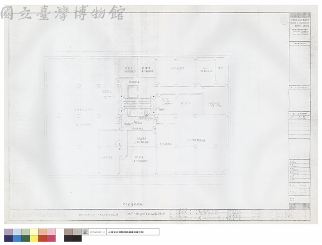 地下一樓監控系統設備平面圖藏品圖，第1張