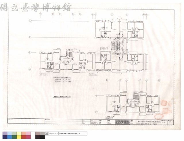 C棟參至拾貳層電氣平面圖藏品圖，第1張