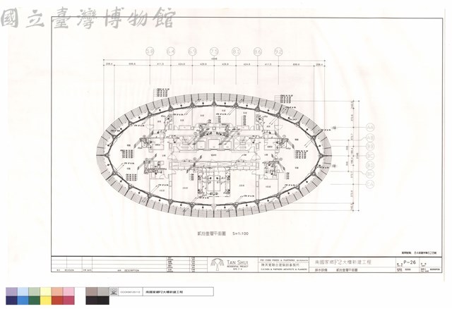 排水設備.貳拾壹層平面圖藏品圖，第1張