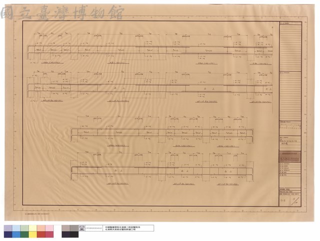 梁B3,B4,B5,B6,B7,B8配筋圖藏品圖，第1張
