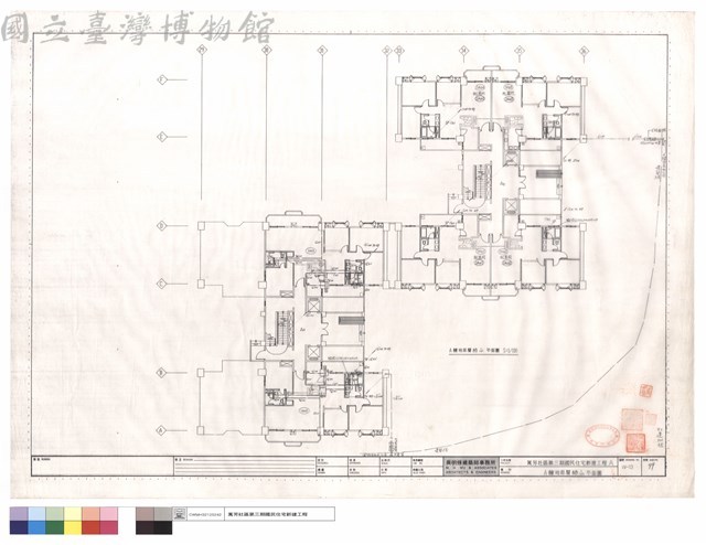A棟地面層給水平面圖藏品圖，第1張