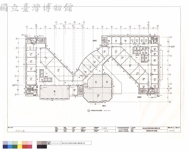 高架地板分割反射平面詳圖藏品圖，第1張