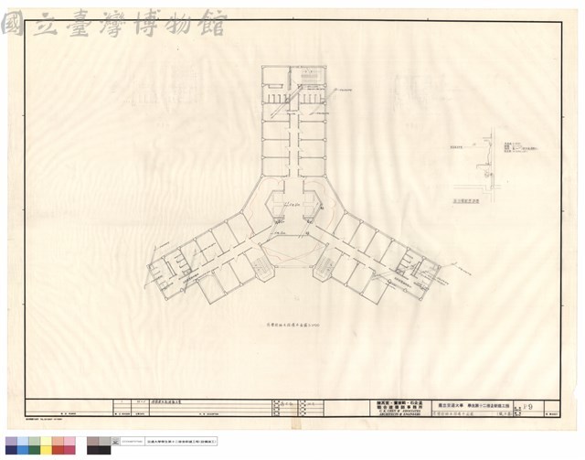 陸樓給.排水設備平面圖藏品圖，第1張