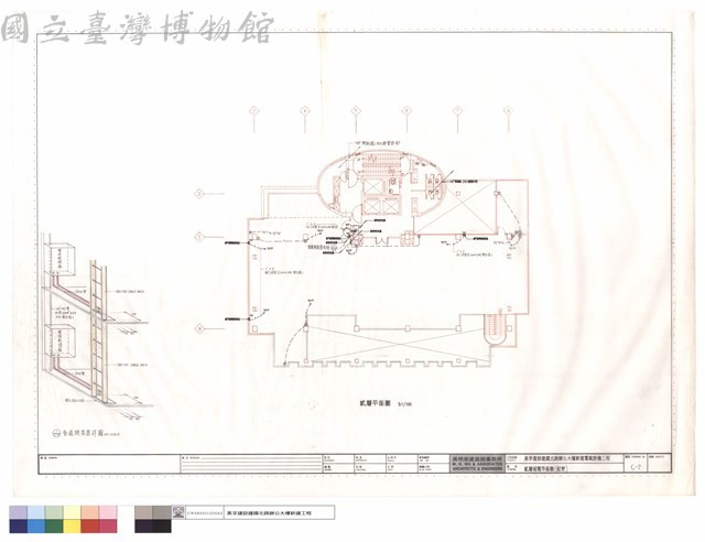 貳層弱電平面圖(配管)藏品圖，第1張