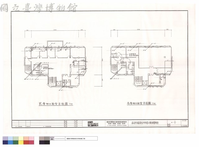 貳.参層排水配管平面圖藏品圖，第1張