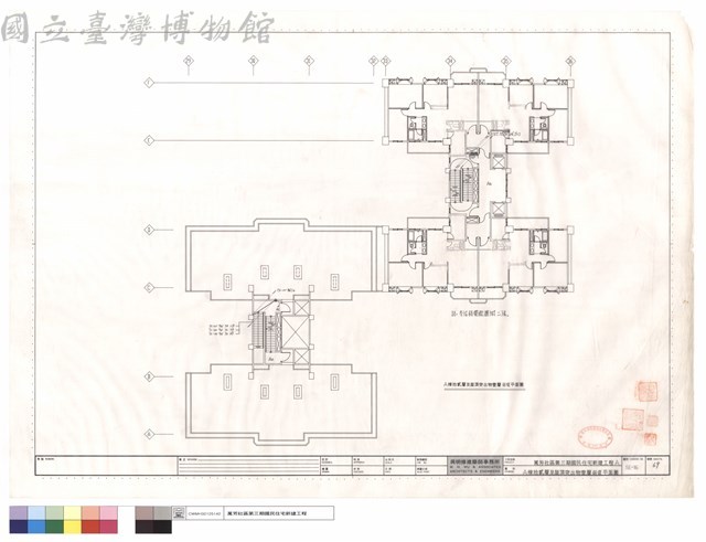 A棟拾貳層及屋頂突出物壹層弱電平面圖藏品圖，第1張