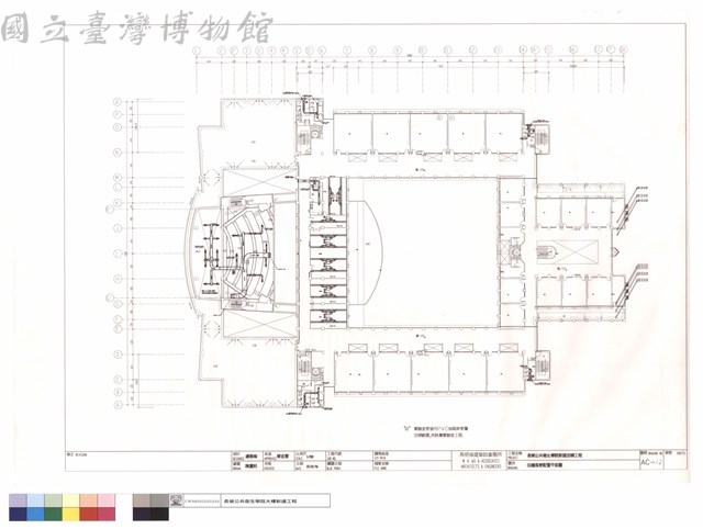 伍樓風管配置平面圖藏品圖，第1張