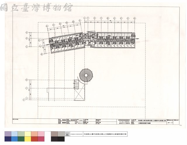 八層風管配置平面圖藏品圖，第1張