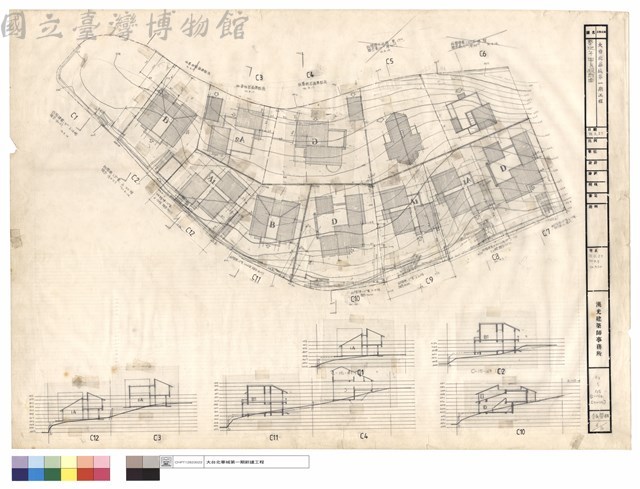 整地平面及縱斷面藏品圖，第1張
