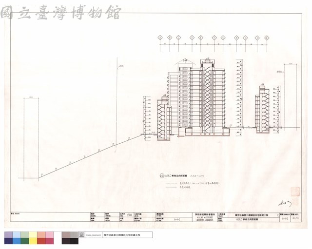 A,B,C棟南北向剖面圖藏品圖，第1張