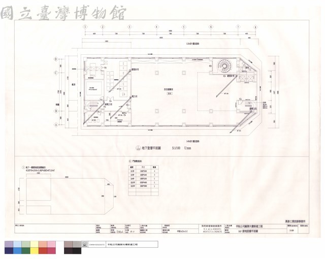 B1F接地設備平面圖藏品圖，第1張