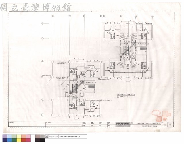 A棟地面層消防平面圖藏品圖，第1張