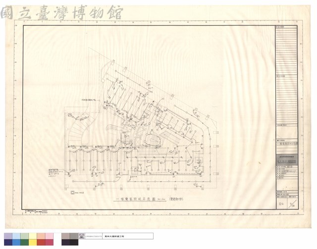 一樓電氣照明平面圖藏品圖，第1張
