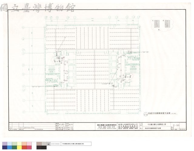 拾貳層至拾捌層弱電平面圖藏品圖，第1張