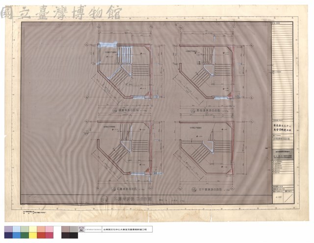 各樓層樓梯平面詳圖藏品圖，第1張
