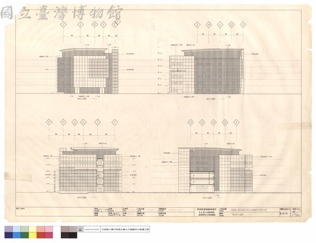 集會堂立面圖藏品圖，第1張